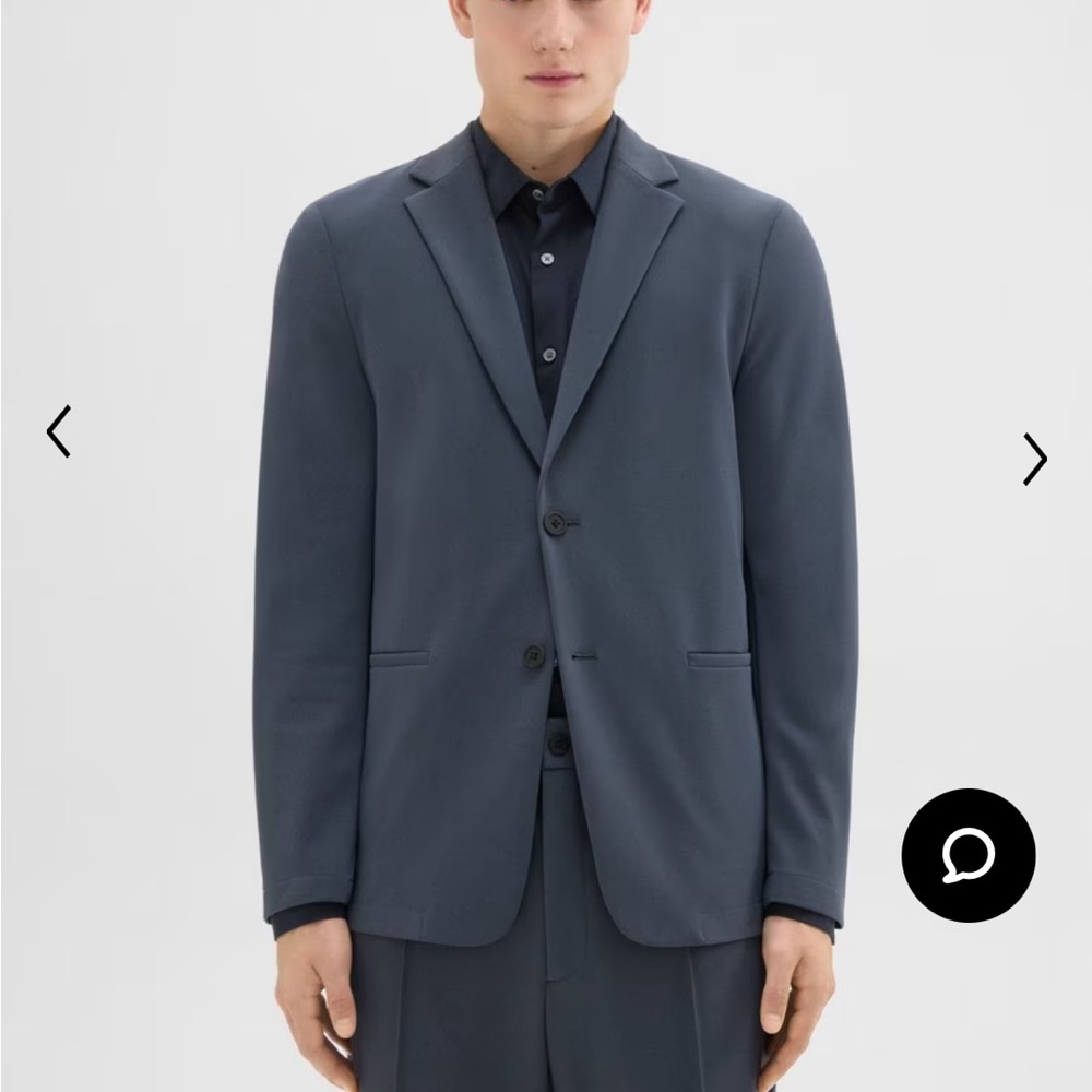 Theory Performance Suit: Clinton style in Precision Pointe